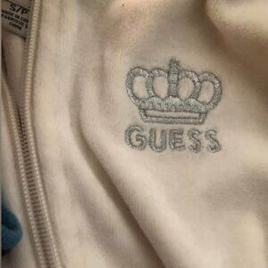 Y2K GUESS velour zipup